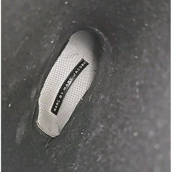 Marc By Marc Jacobs Tall Sleek Black Rubber Winter Rain Boots Size 39 (6) - Picture 8 of 9